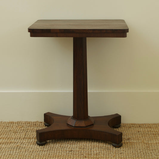 William IV Rosewood Pedestal Table